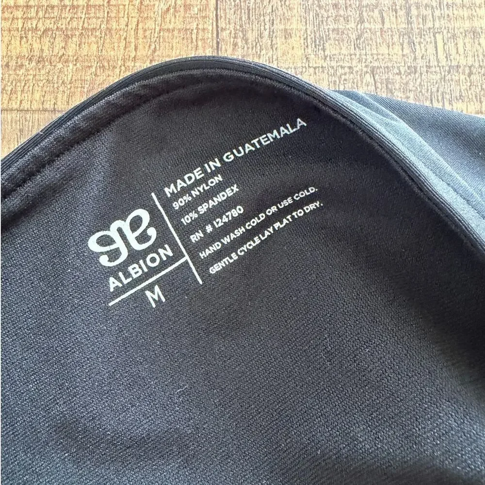 NWT Albion Matte Black Hipster Bikini Bottoms Size M - Picture 5 of 6